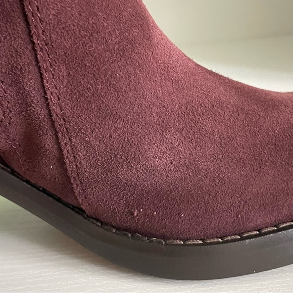 Sam Edelman Women’s Size 6M Simona Boots Bootie Pecan Suede Stacked Heel - Picture 6 of 13
